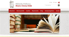 Desktop Screenshot of biblioteka.dolsk.pl